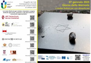 Giorno della Memoria 2025. “I cimiteri italiani per non dimenticare”